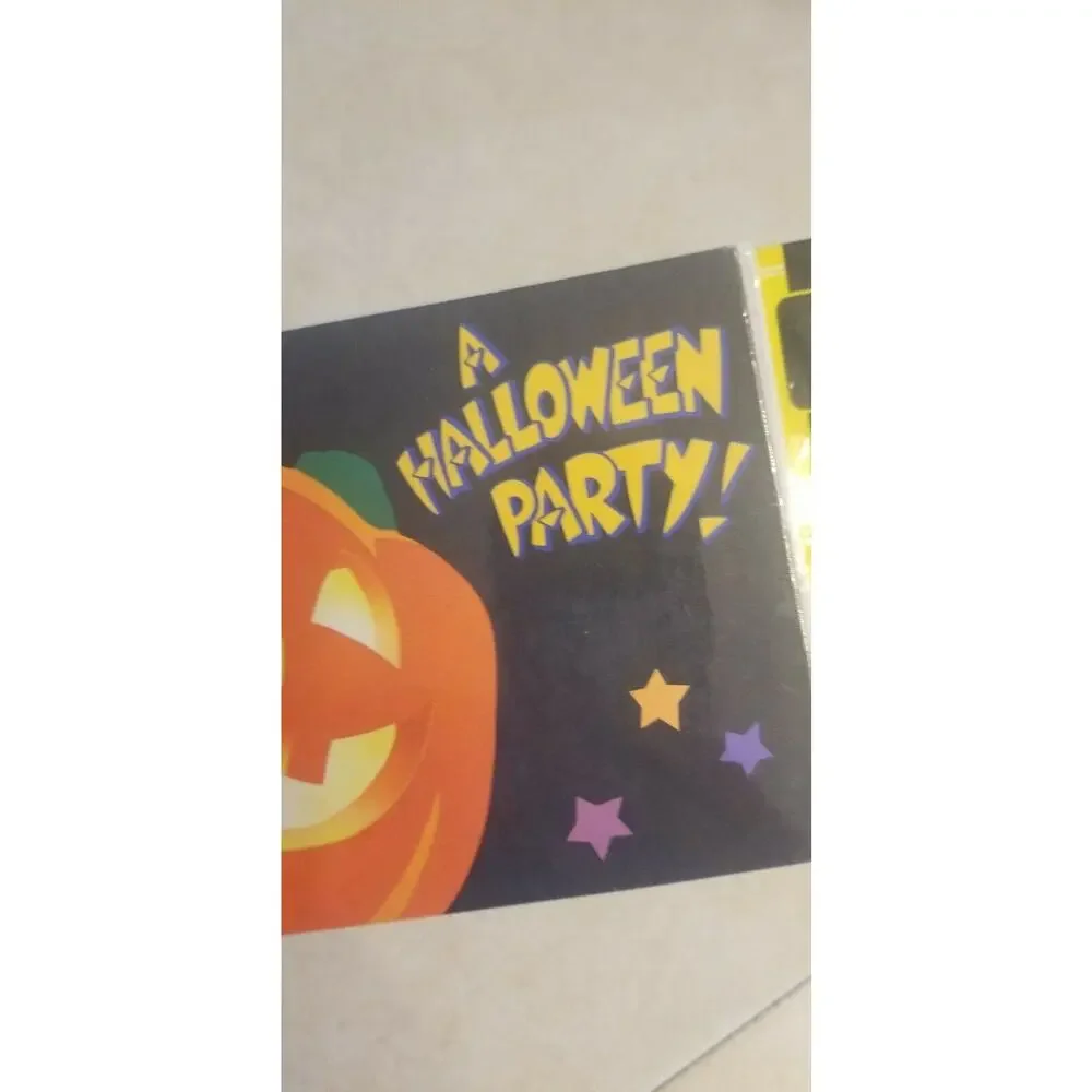 Halloween 16 Party Invitations Ambassador Hallmark Cards Jack O Lantern Pumpkin